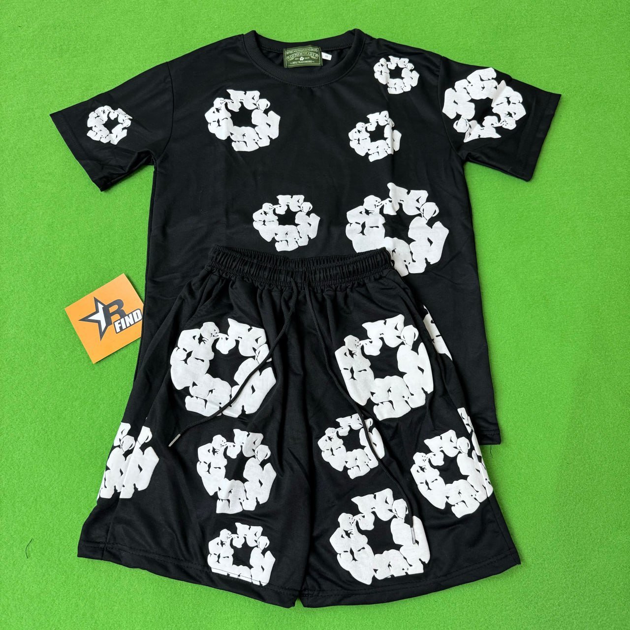 DENIM TEARS suit/t-shirt/short sleeve/tee/shorts/set