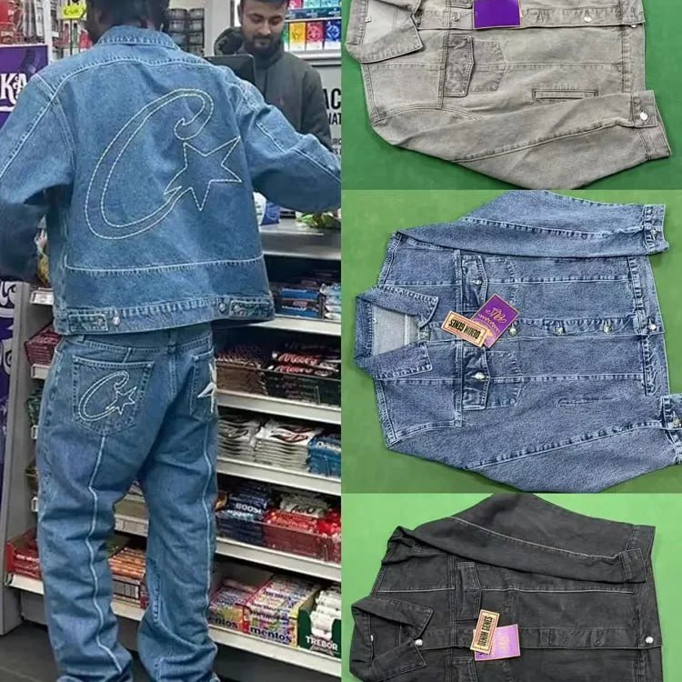 Croteiz denim suit\D