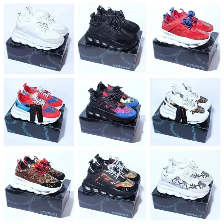 VERSACE CHAIN SHOES  (high quality)