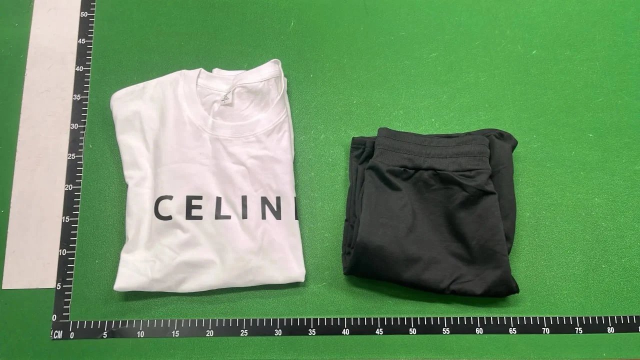  Celine Suit Summer Set Shorts T-shirt